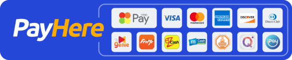 PayHere: Visa, Mastercard, American Express and Sri Lankan bank and mobile wallets